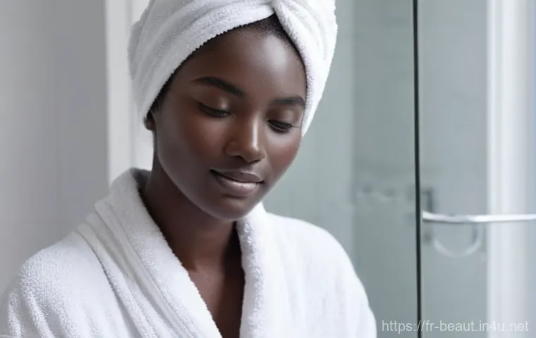 각질 제거용 필오프 팩 추천 - Prompt 1: Serene Application of a Purifying Mask**