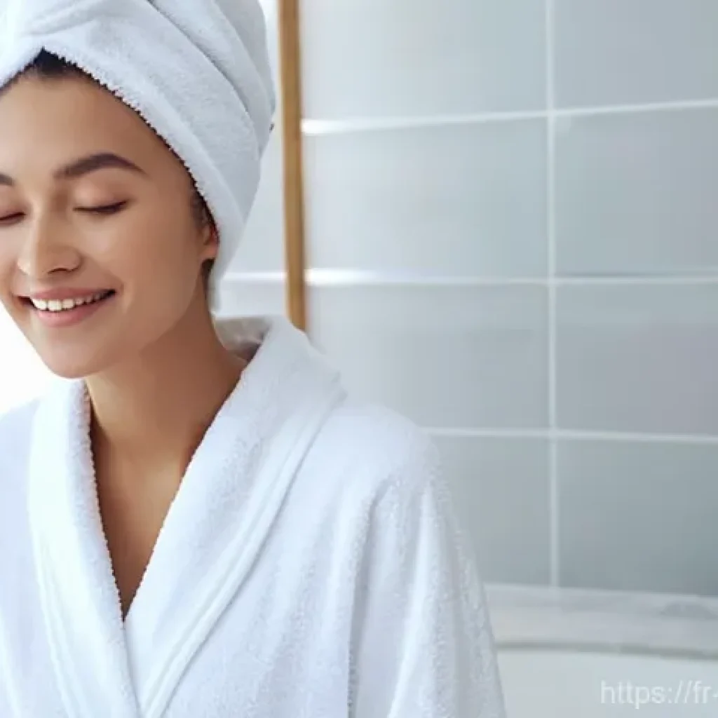 민감 피부용 쿨링 팩 추천 - **Prompt 1: Instant Freshness Gel Mask**
"A serene young woman, in her late 20s, with fair, sens...