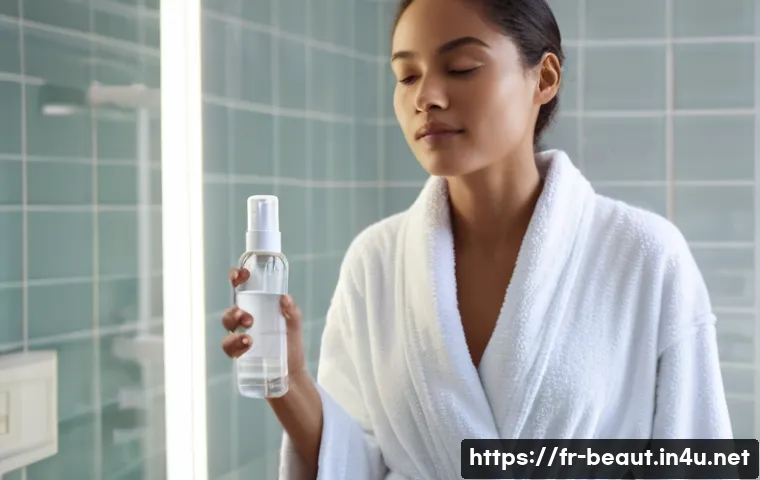 왁싱 후 필수 스킨케어 제품 - **Prompt:** A young woman, appearing to be in her mid-20s, with smooth, healthy skin. She is standin...